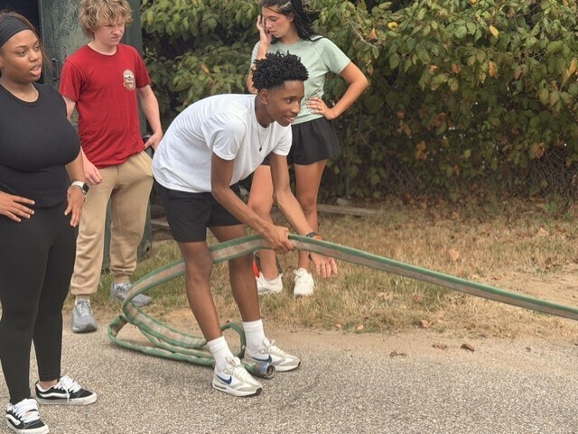 students doing PT