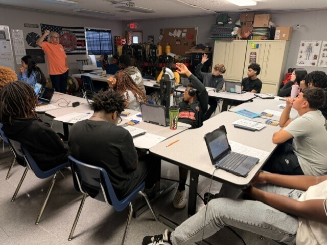 students in classroom