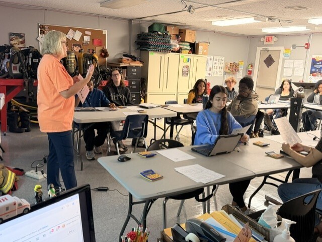 students in classroom