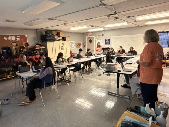 students in classroom