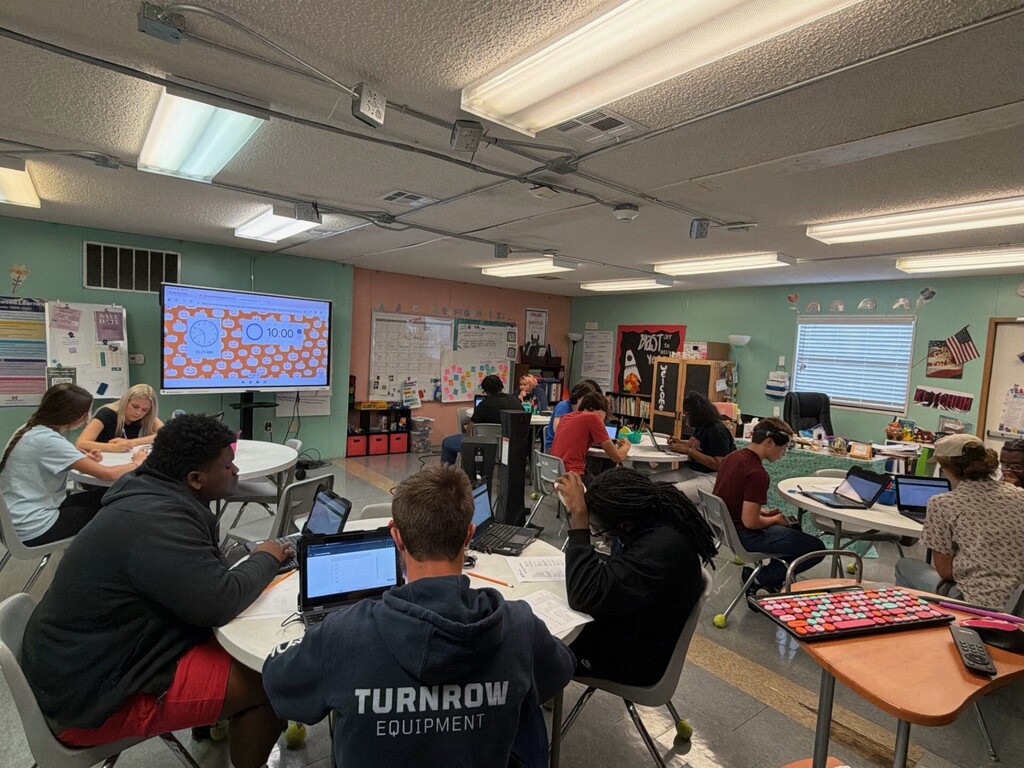 students in classroom