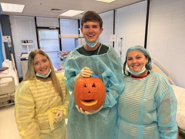 students pumpkinectomy