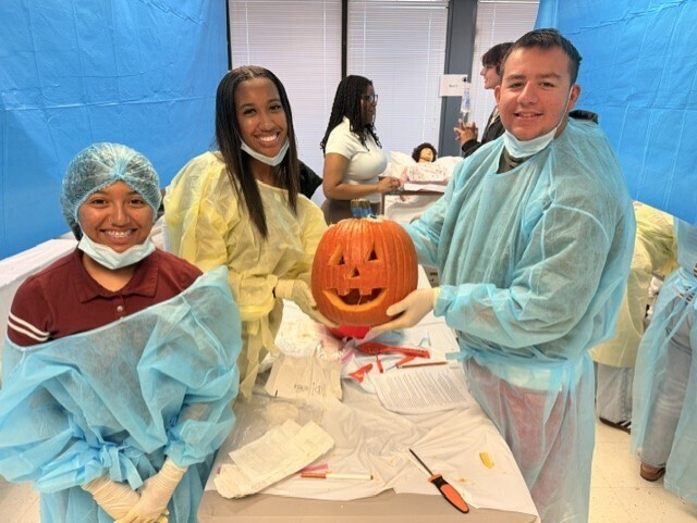 students pumpkinectomy