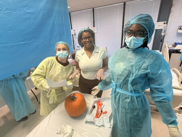 students pumpkinectomy