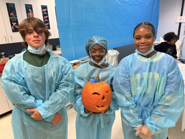 students pumpkinectomy