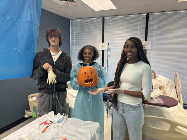 students pumpkinectomy