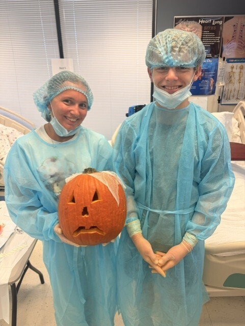 students pumpkinectomy
