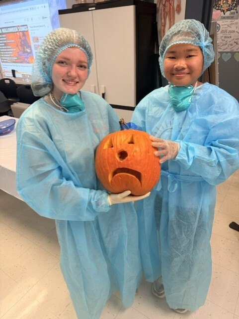 students pumpkinectomy