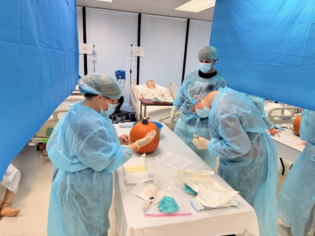 students pumpkinectomy