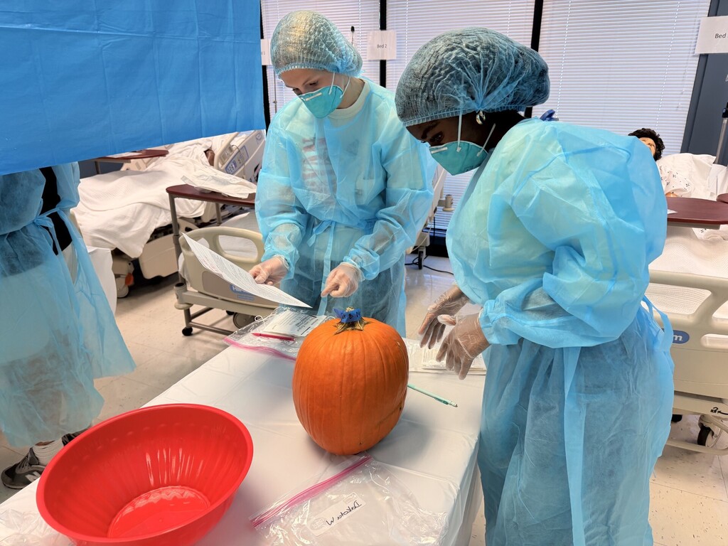 students pumpkinectomy