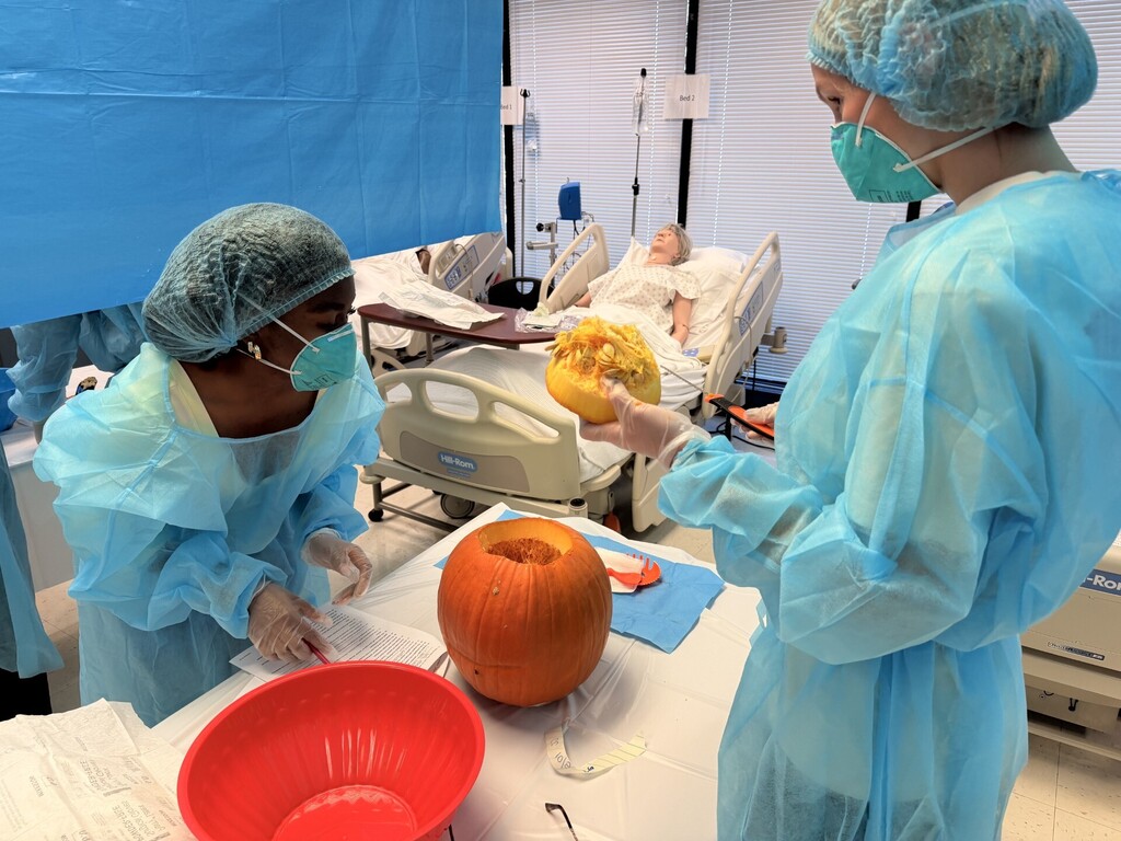 students pumpkinectomy