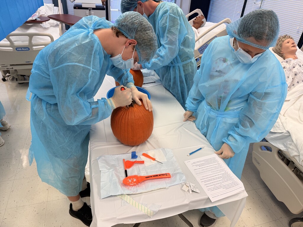 students pumpkinectomy