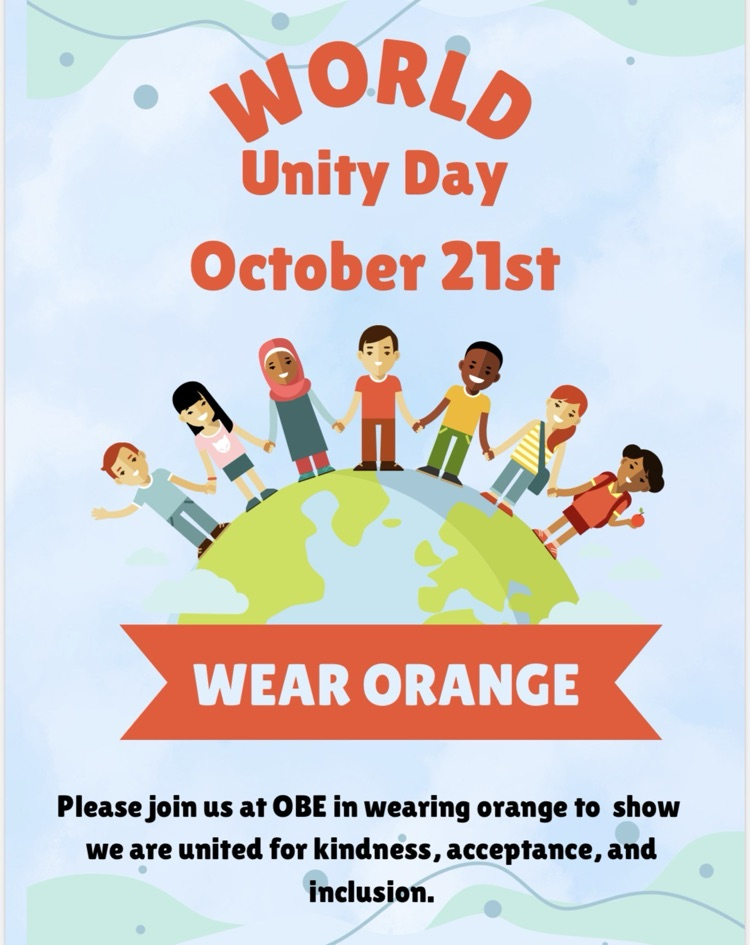 world Unity Day wear orange on Wednesday.