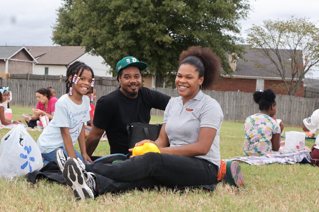 a family picnic