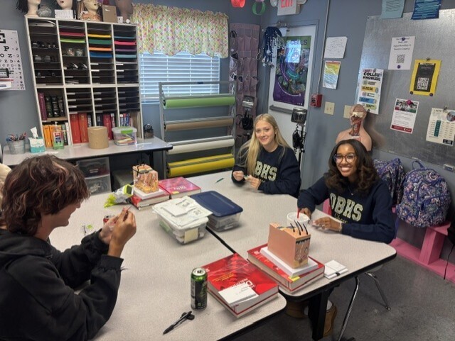 students trying edible skin