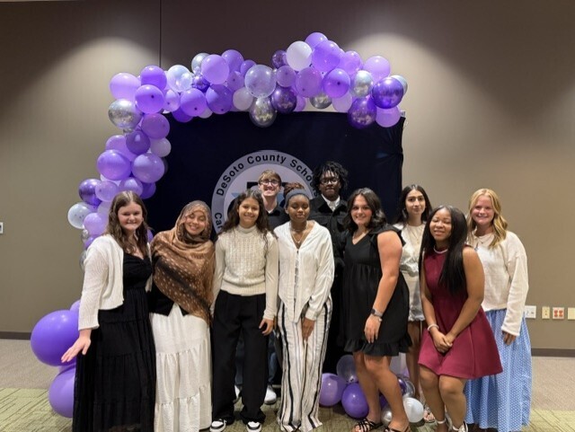 NTHS induction ceremony group photo