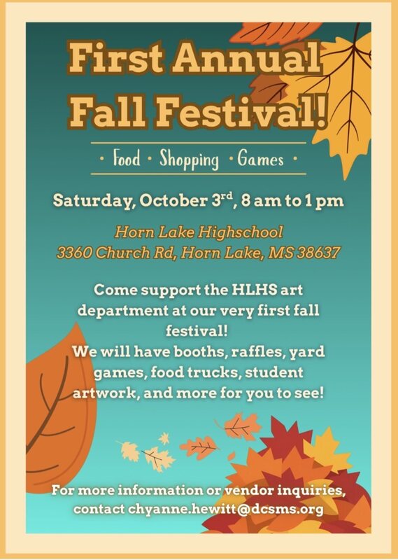 1st Annual Fall Festival - Sat. October 3rd from 8 am - 1 pm @