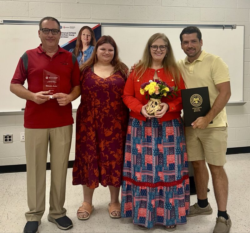 Mrs. Austin and family