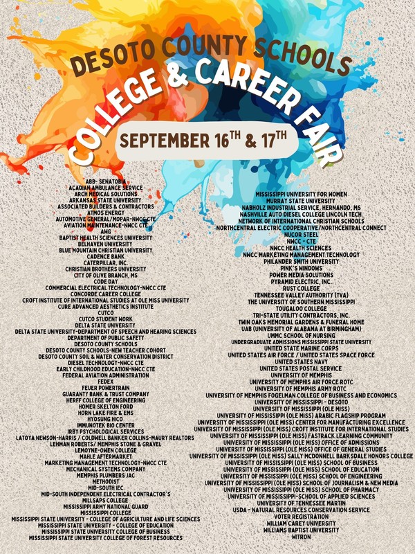 College and Career Fair-List of Participants
