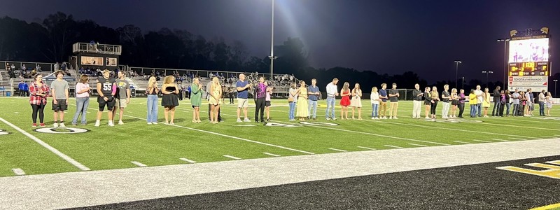 National Merit Semifinalists Recognized Prior to Game 10/17/25