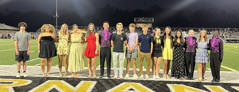National Merit Semifinalists Recognized Prior to Game 10/17/25