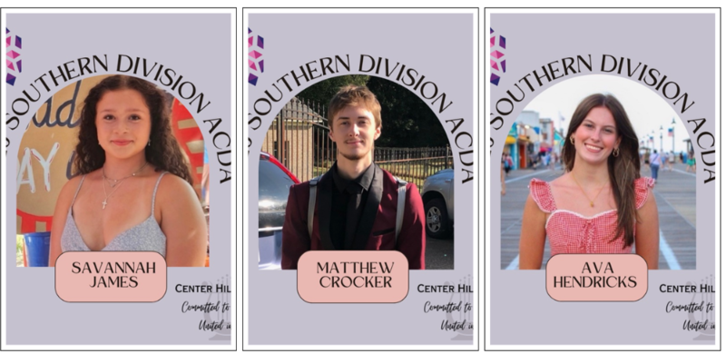 Wow!! First time in school history!!! Three excellent singers named as Southern Division ACDA singers!! They competed against students from all over the southeastern United States! Way to go!!!#RespectTheHill