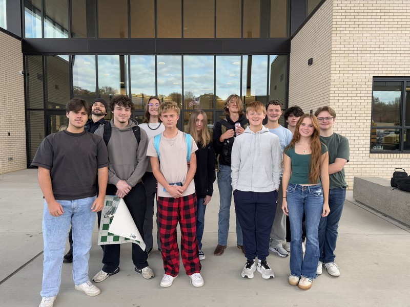 HHS Tiger Chess Team 2025 at School