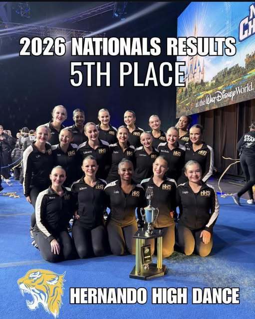 HHS Dance team takes 5th at Nationals - 2026