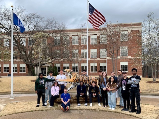 HHS Students Aiden Criddle and Gavin Vincent attend the Aviation Career Exploration Series