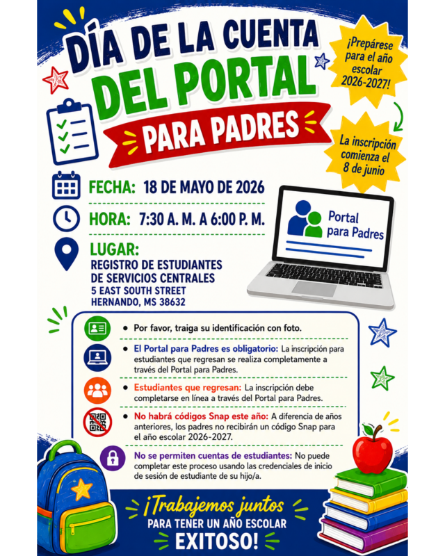Parent Portal Flyer el Espanol