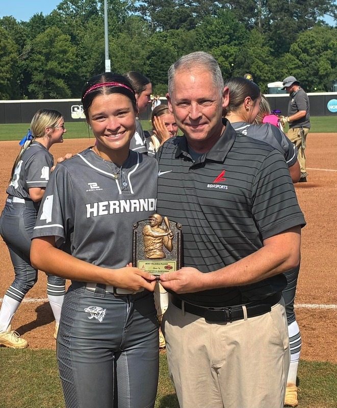 Kaitlyn Gentry wins MVP in the 7A MHSAA State Fastpitch Softball Championships 2026