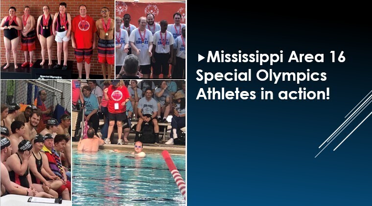 Mississippi Area 16 Special Olympic Athletes in Action