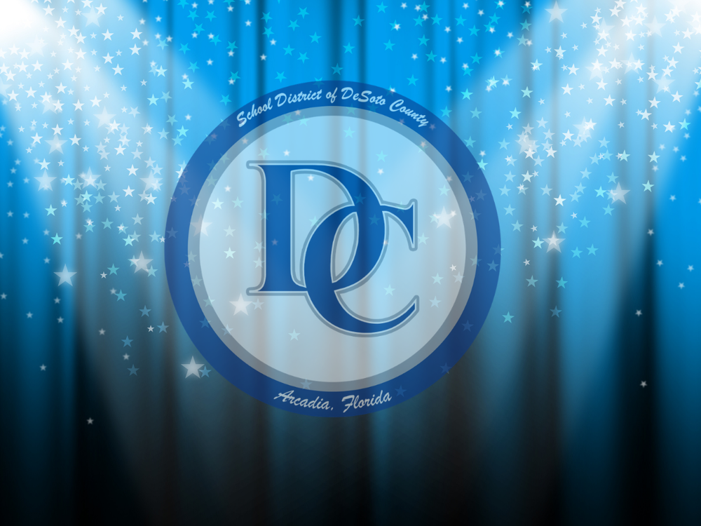 DC logo with blue background and white stars