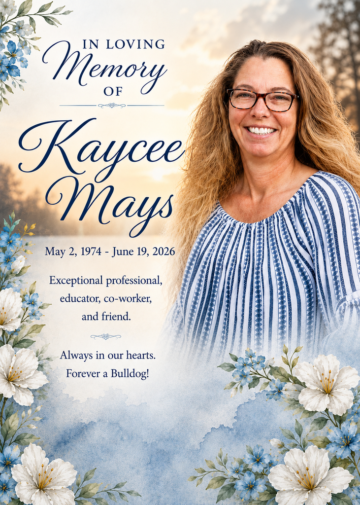 photo of educator smiling with in loving memory