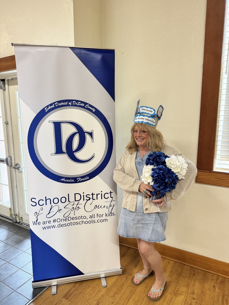 lady wearing a crown standing beside a DC banner