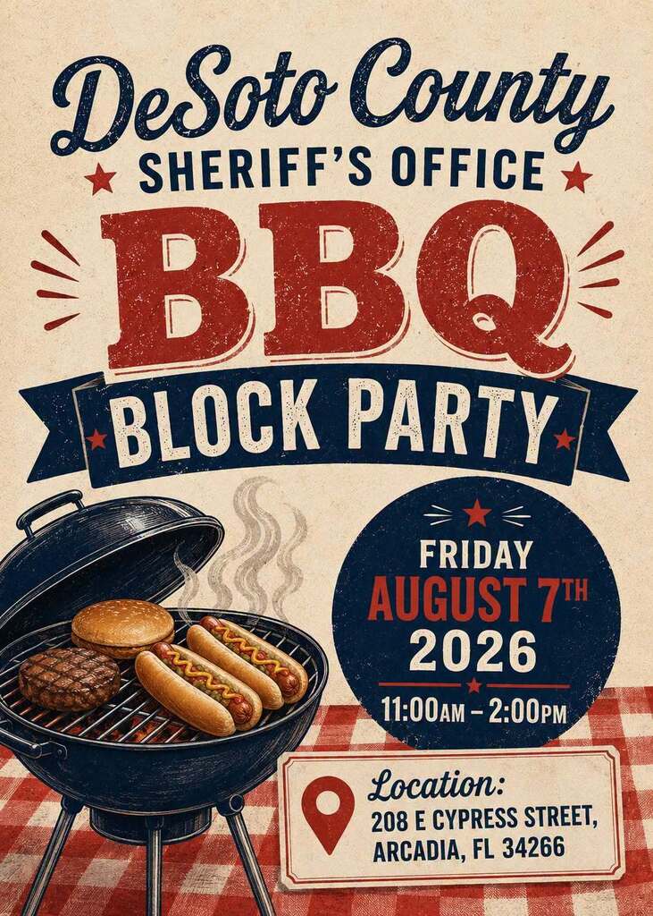 graphic for DCSO BBQ Block Party Friday, August 7, 2026