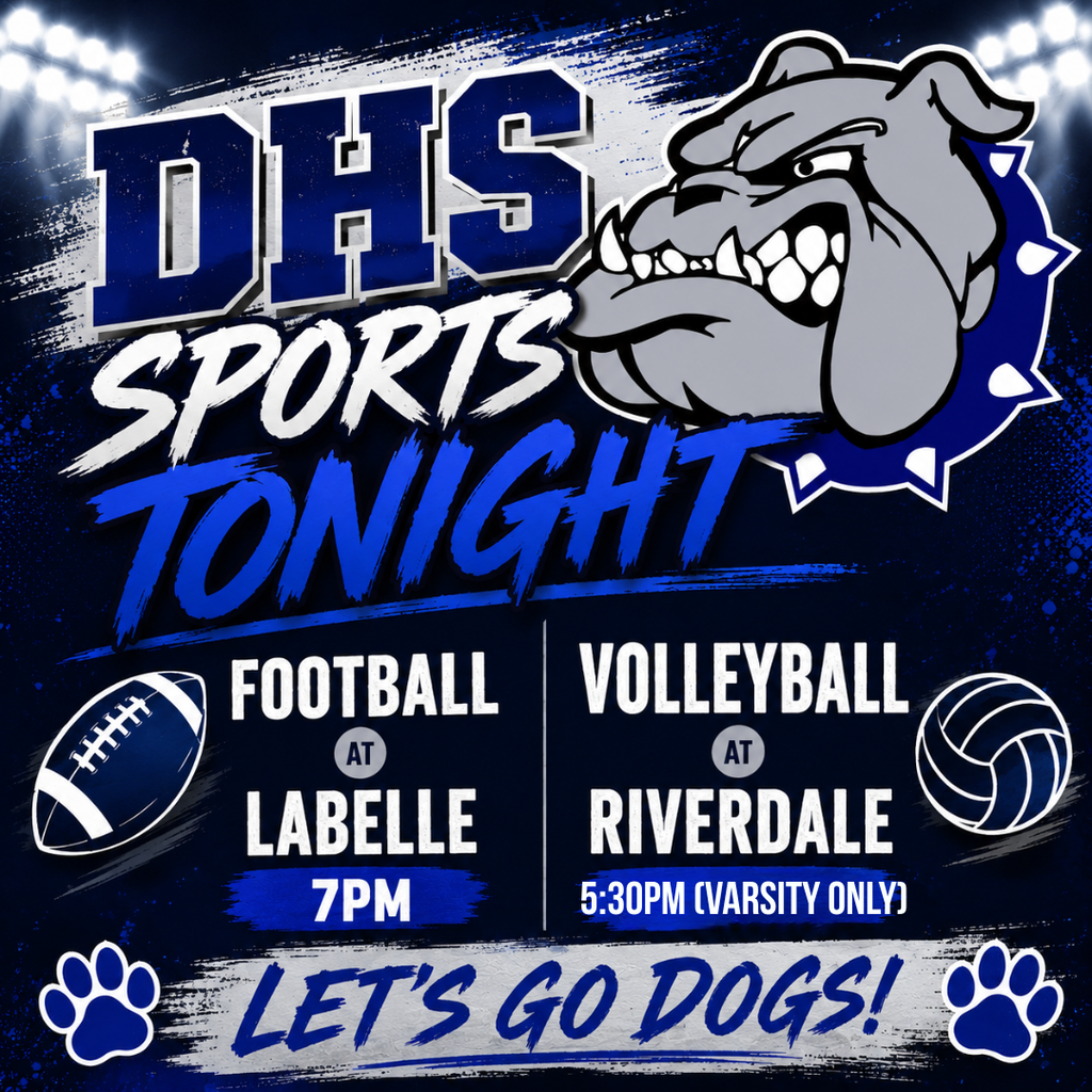 graphic "DHS Sports Tonight"