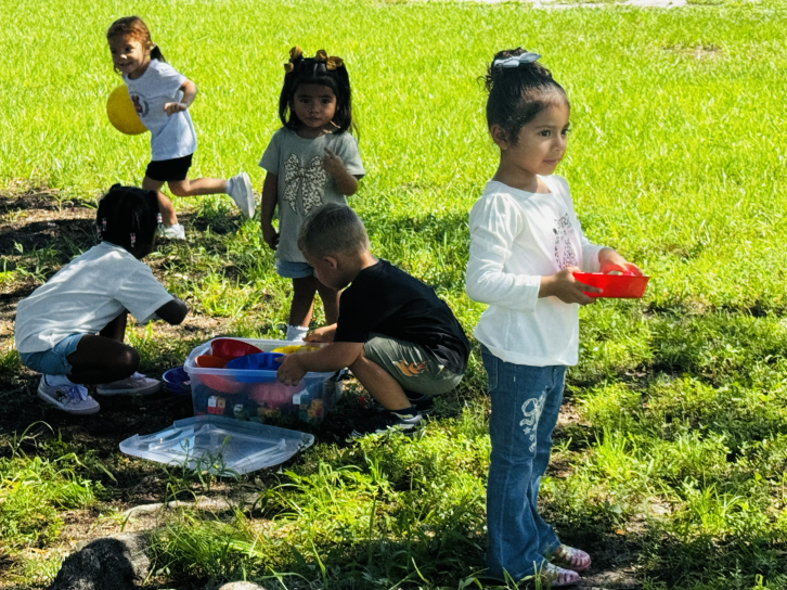 kids playing outside