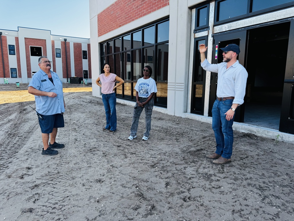 staff touring the new DHS facility
