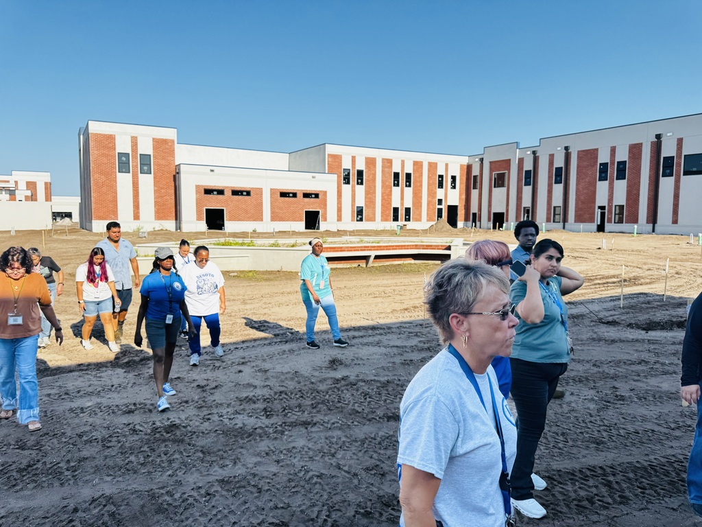 staff touring the new DHS facility