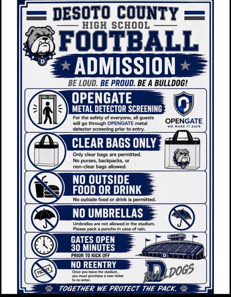graphic for DCHS Football Admission