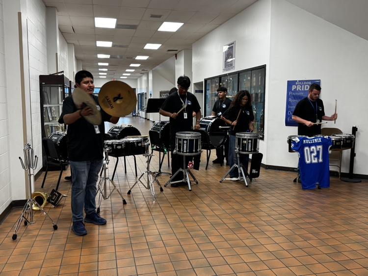 DHS blazing blue band