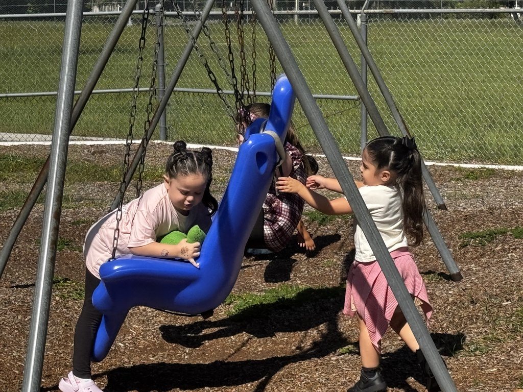 kids playing on the playground