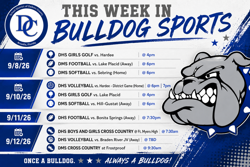 graphic "This Week in Bulldog Sports"