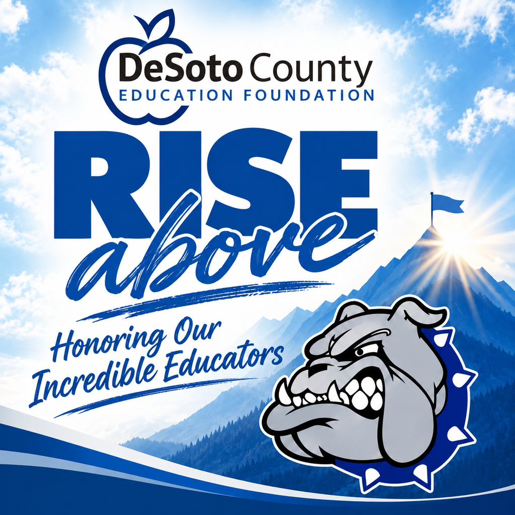 graphic "Rise above" with bulldog