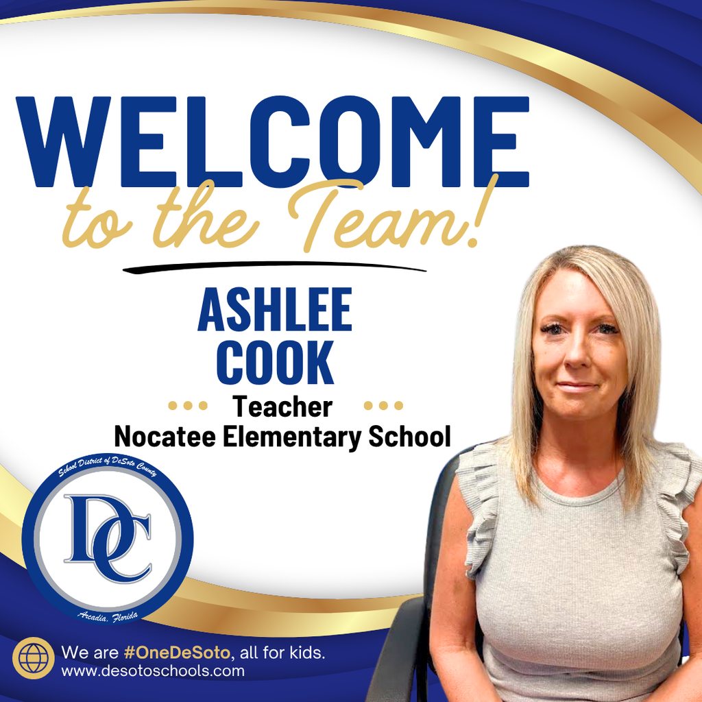Welcome to the Team! Ashlee Cook with a picture of a woman