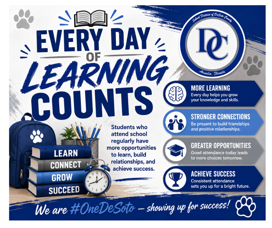 Every Day of Learning Counts graphic