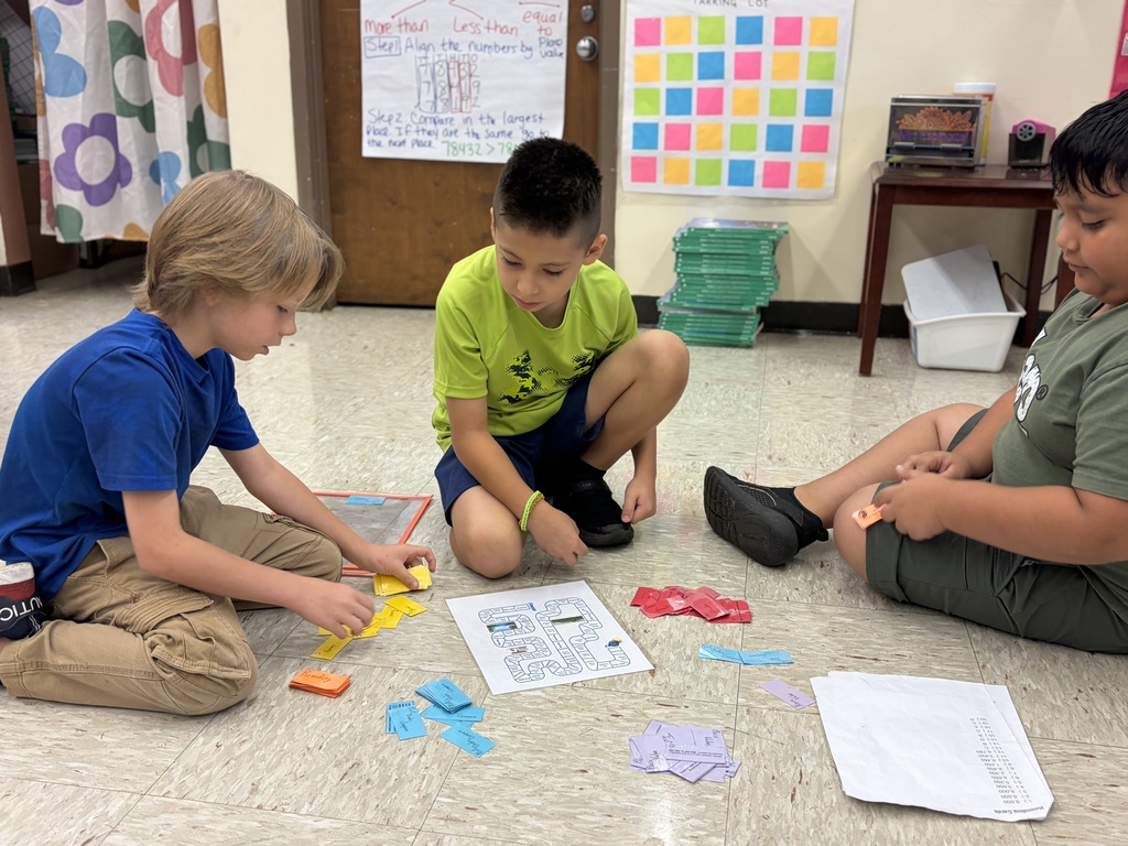 students doing group work