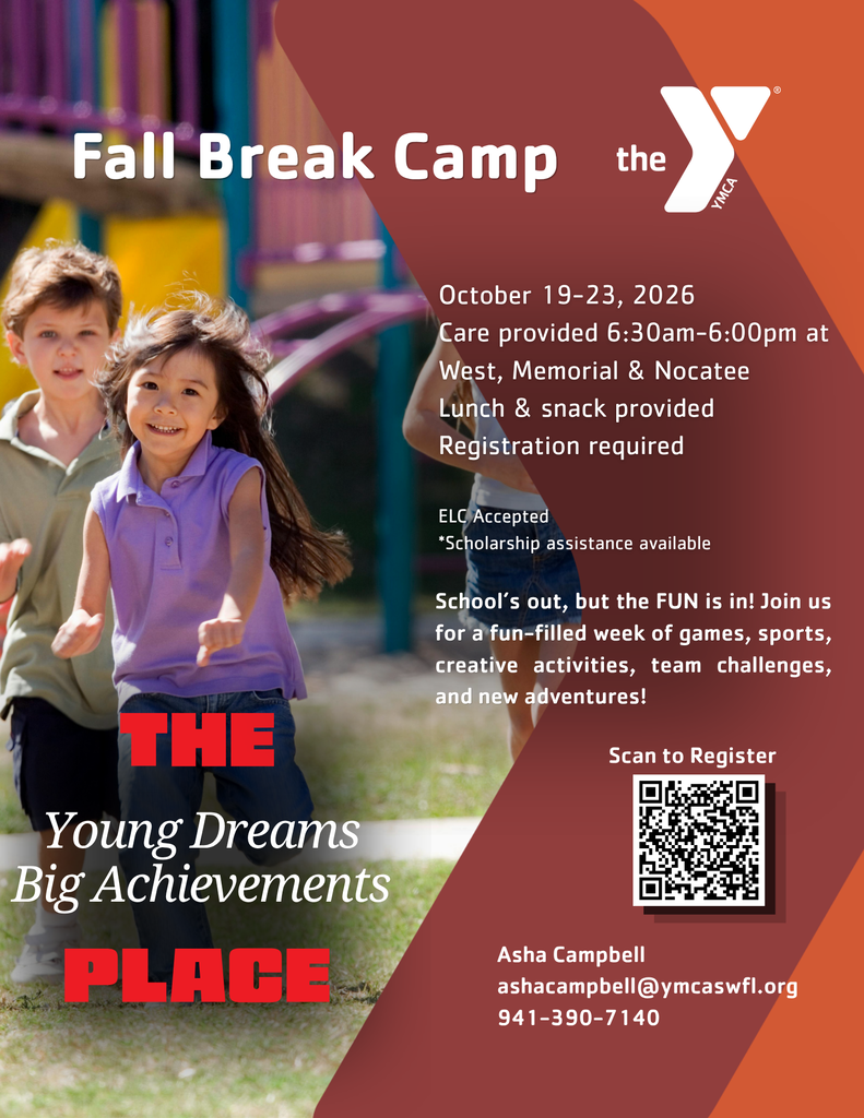 YMCA Fall Break Camp Flyer 