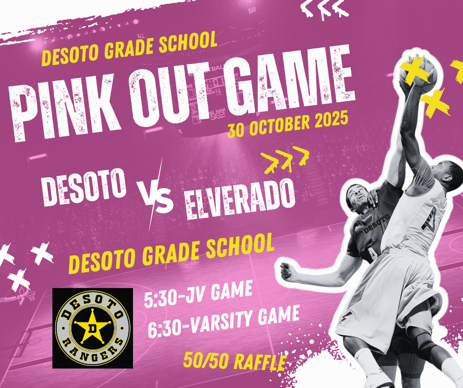 Pink out game 2025 DeSoto Grade School (1)